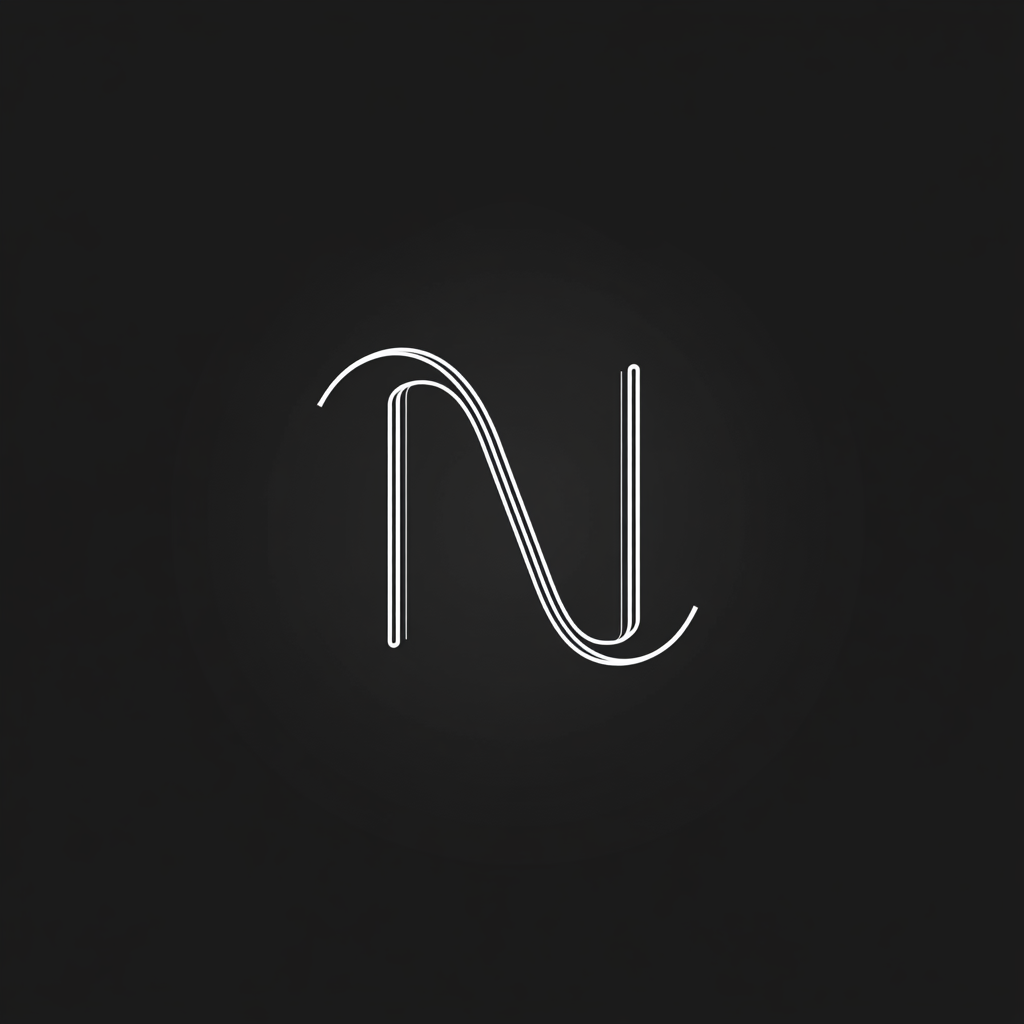 Sophisticated and bold typography logo for web service Neon.