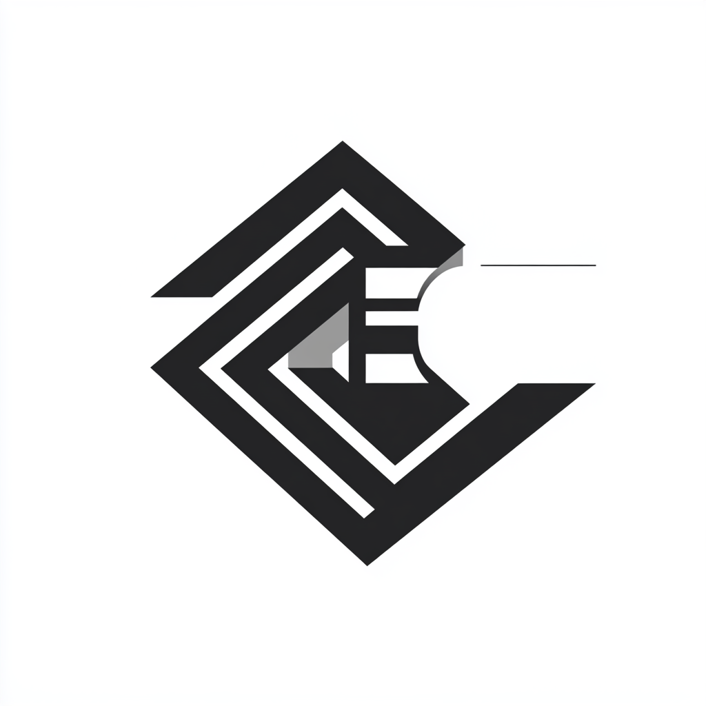 Sophisticated logo for Elite Constructors emphasizing 'EC' in design.