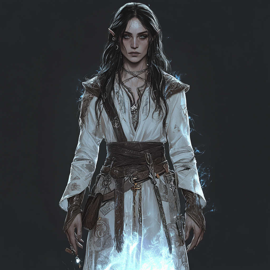 Spectral Half Elf Woman