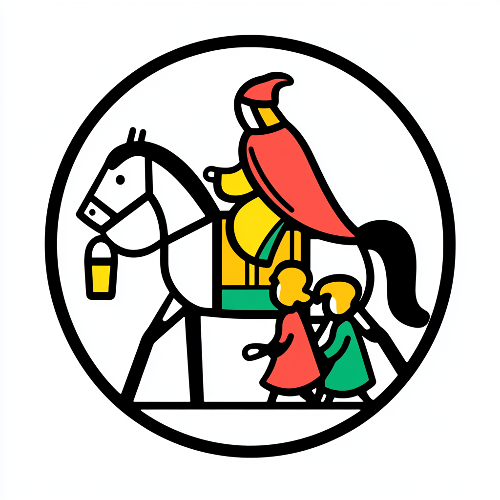 St. Martin on Horse with Children Lantern Walk_ICON 