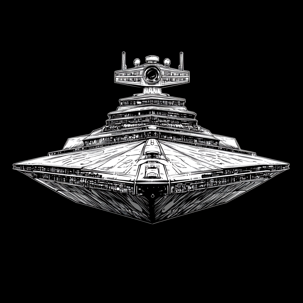 Star Wars Imperial Star Destroyer Vector Artwork