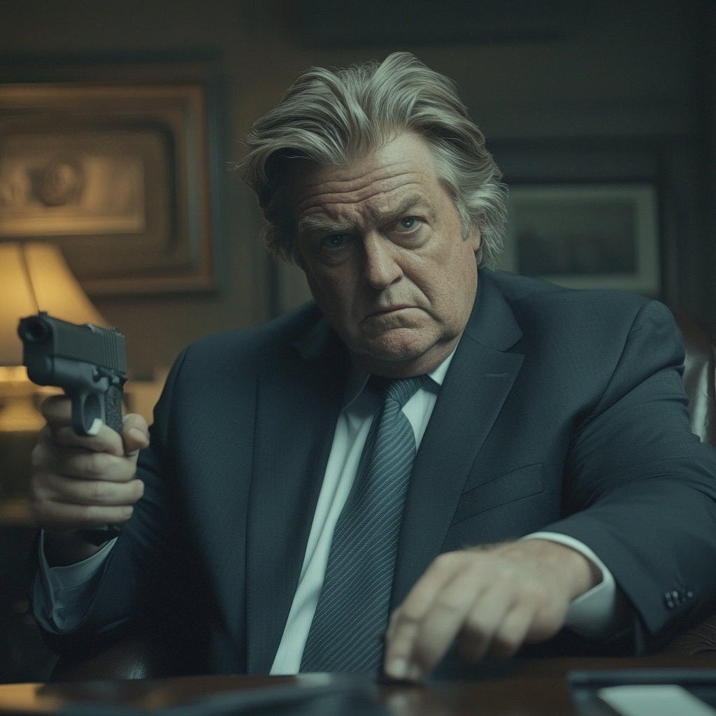 Steve Bannon as Jackson Lamb in Spy Thriller.