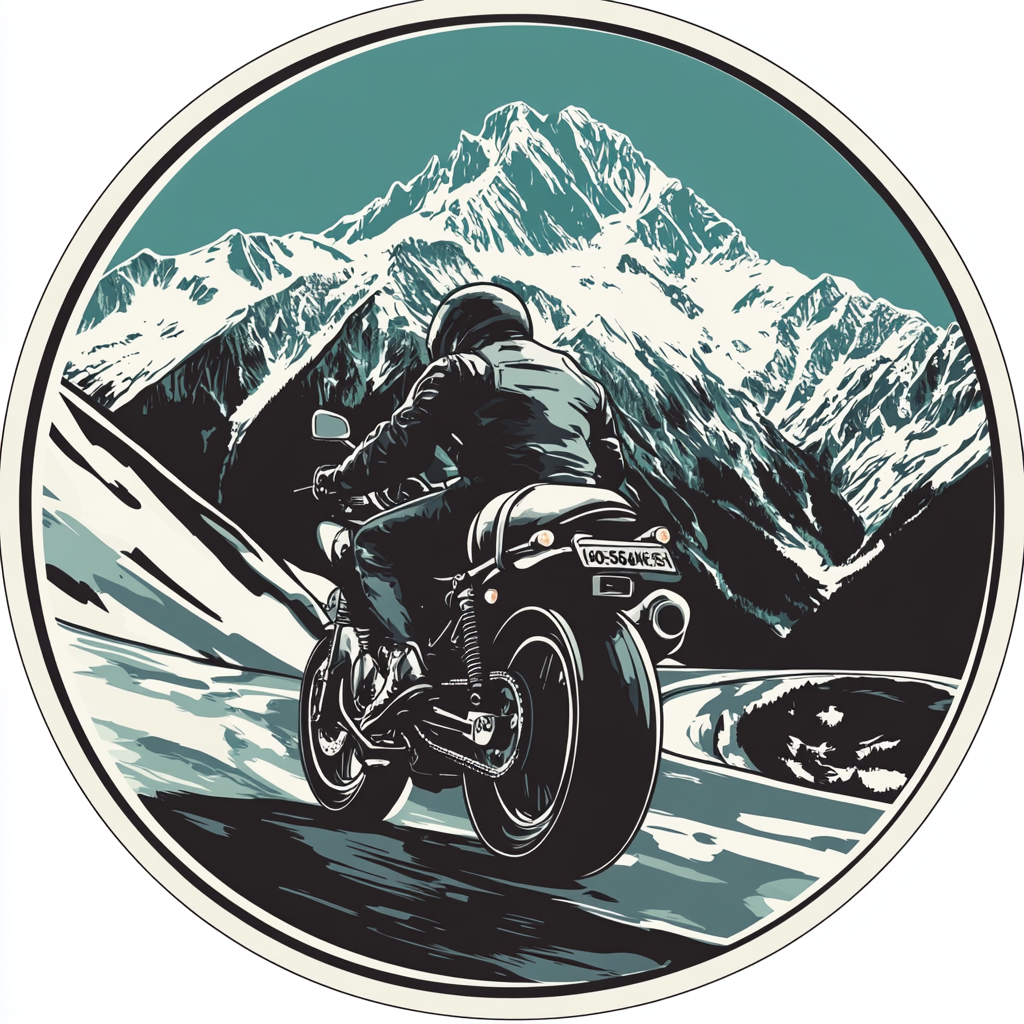 Sticker: Alpine Adventure on Grossglockner Mountain Road