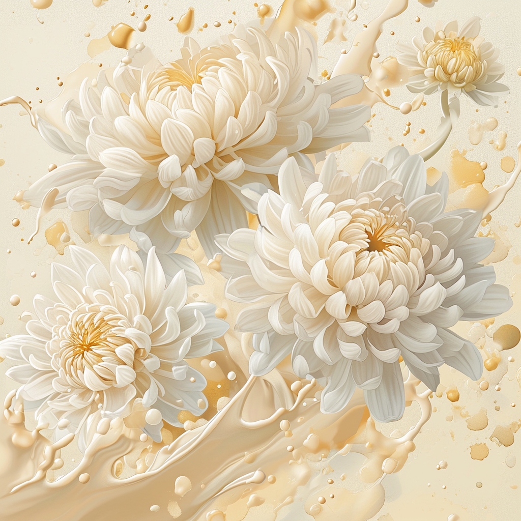 chrysanthemum-poster-milk-splash