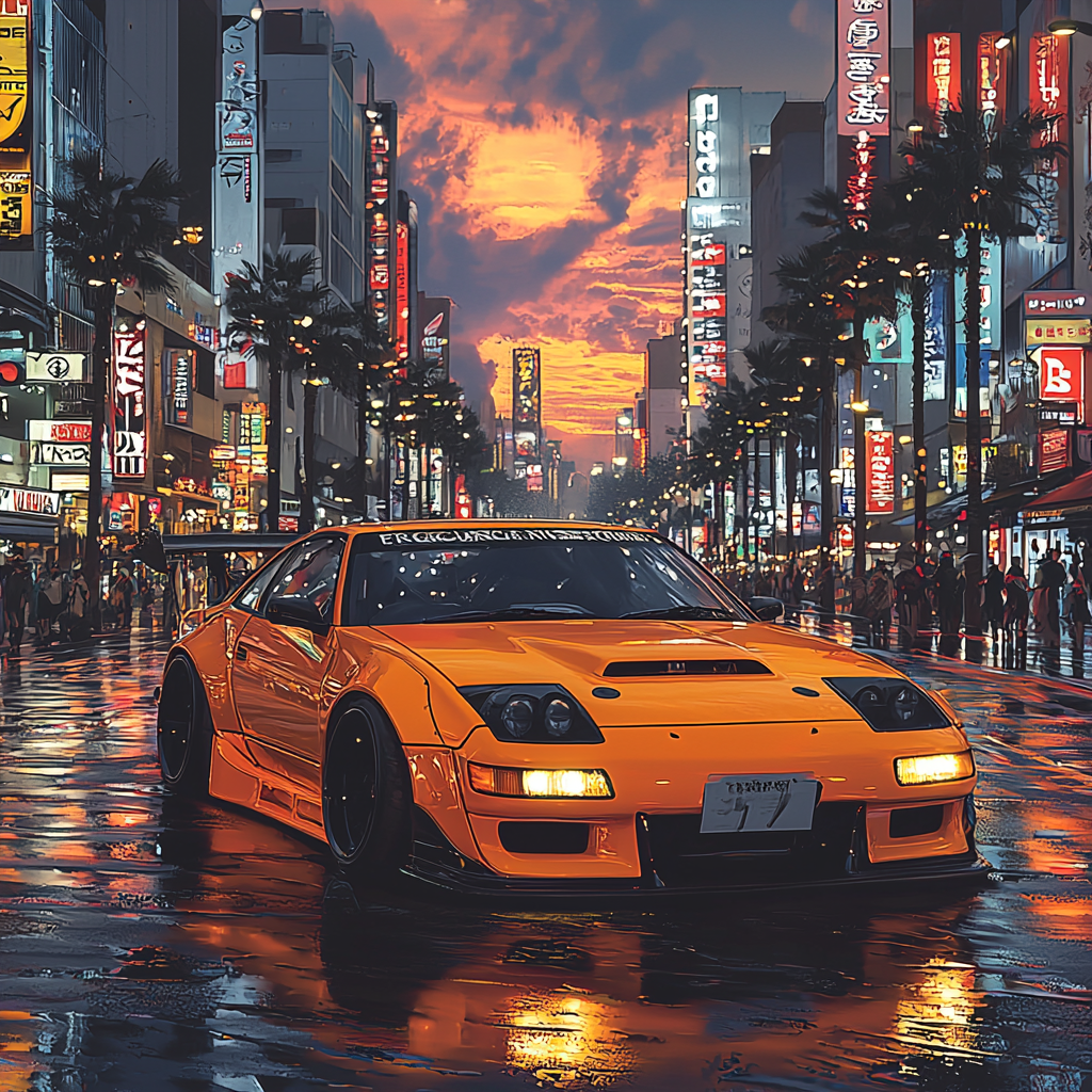 Street Racer Tuner Magazine Cover with Nissan 300ZX.