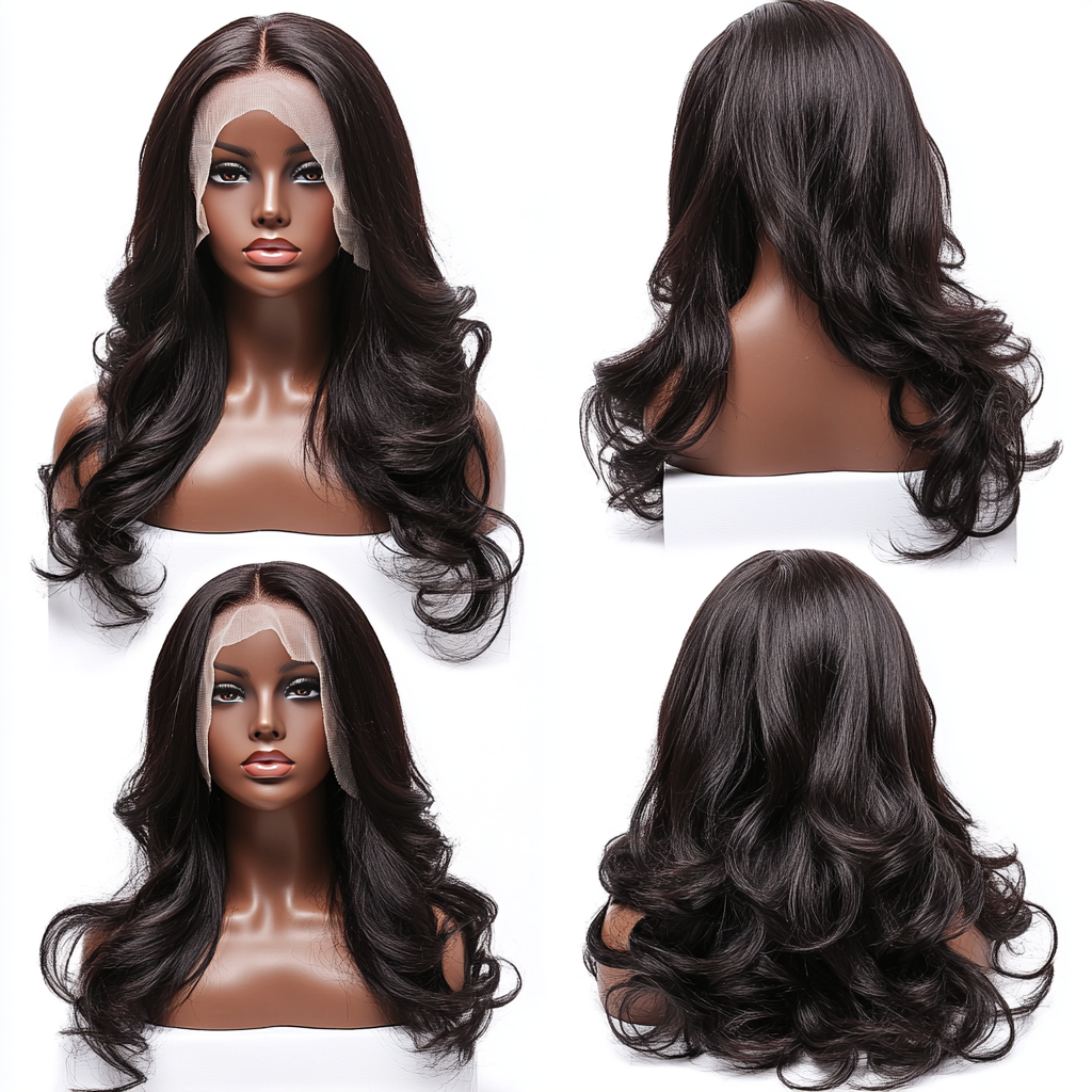 Stylish Lace Wig for Black Women on Display