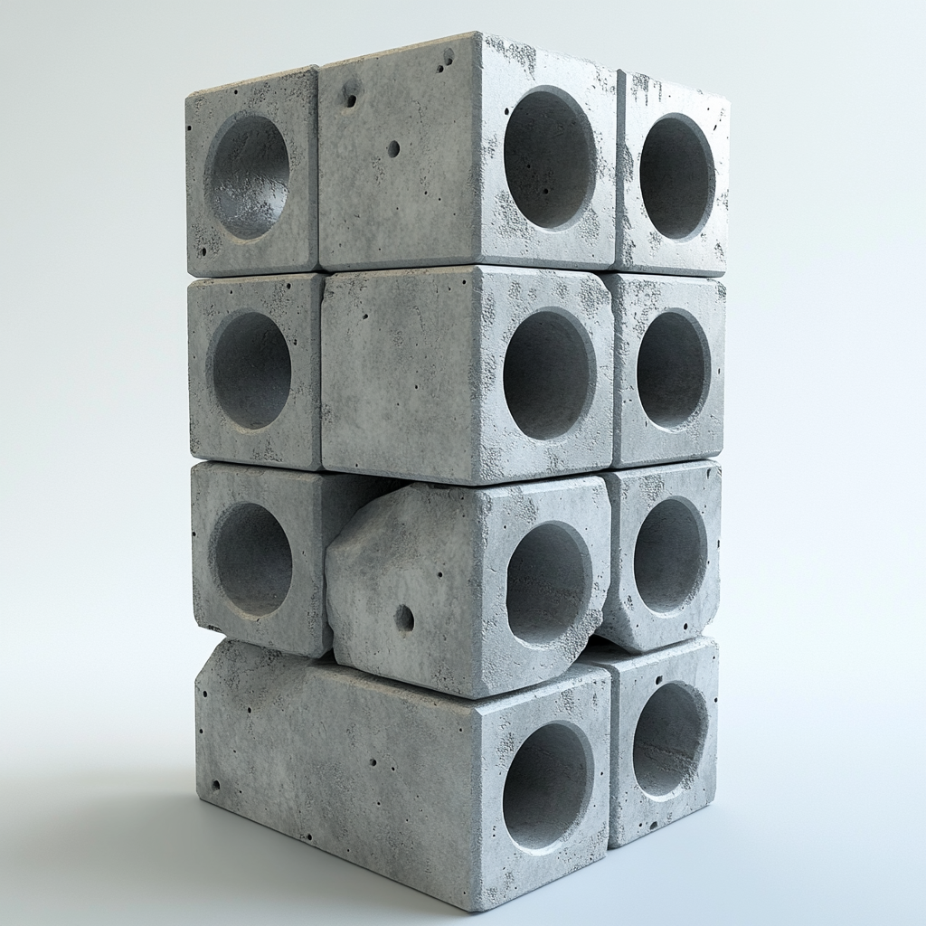 Sustainable Modular Lego-Like Concrete Blocks for Construction