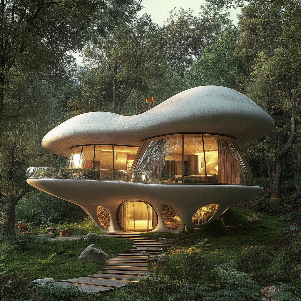 Star Wars-inspired mushroom house