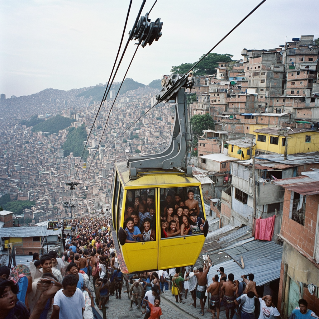 Teenager Offenders Party in Cable Car Over Favelas