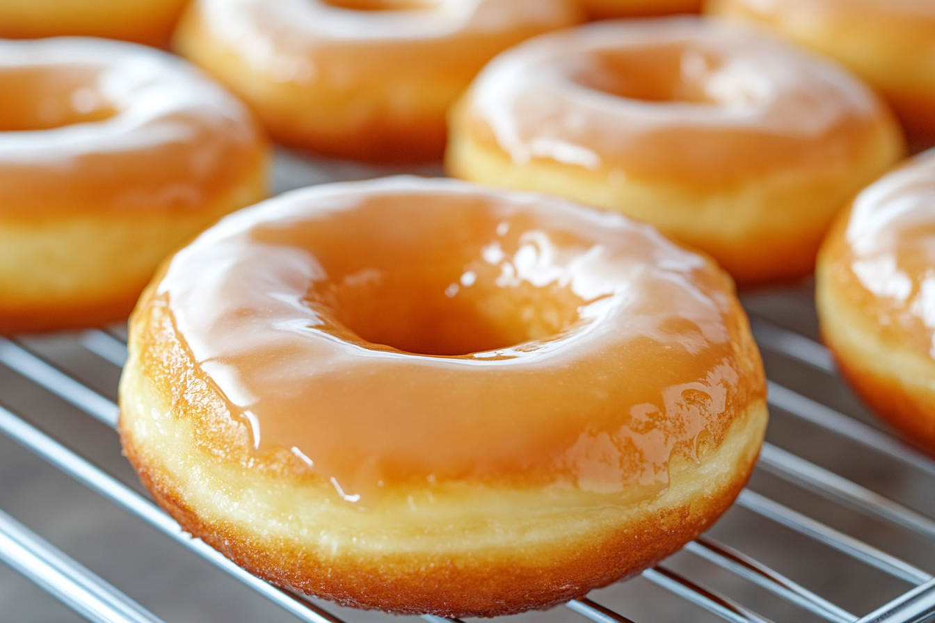 Tempting Potato Donuts Close-Up Shot