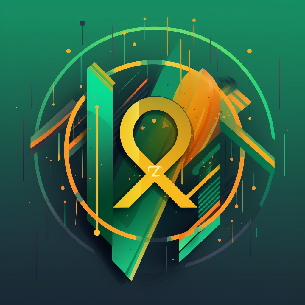 The 0xBot Logo with Vibrant Colors