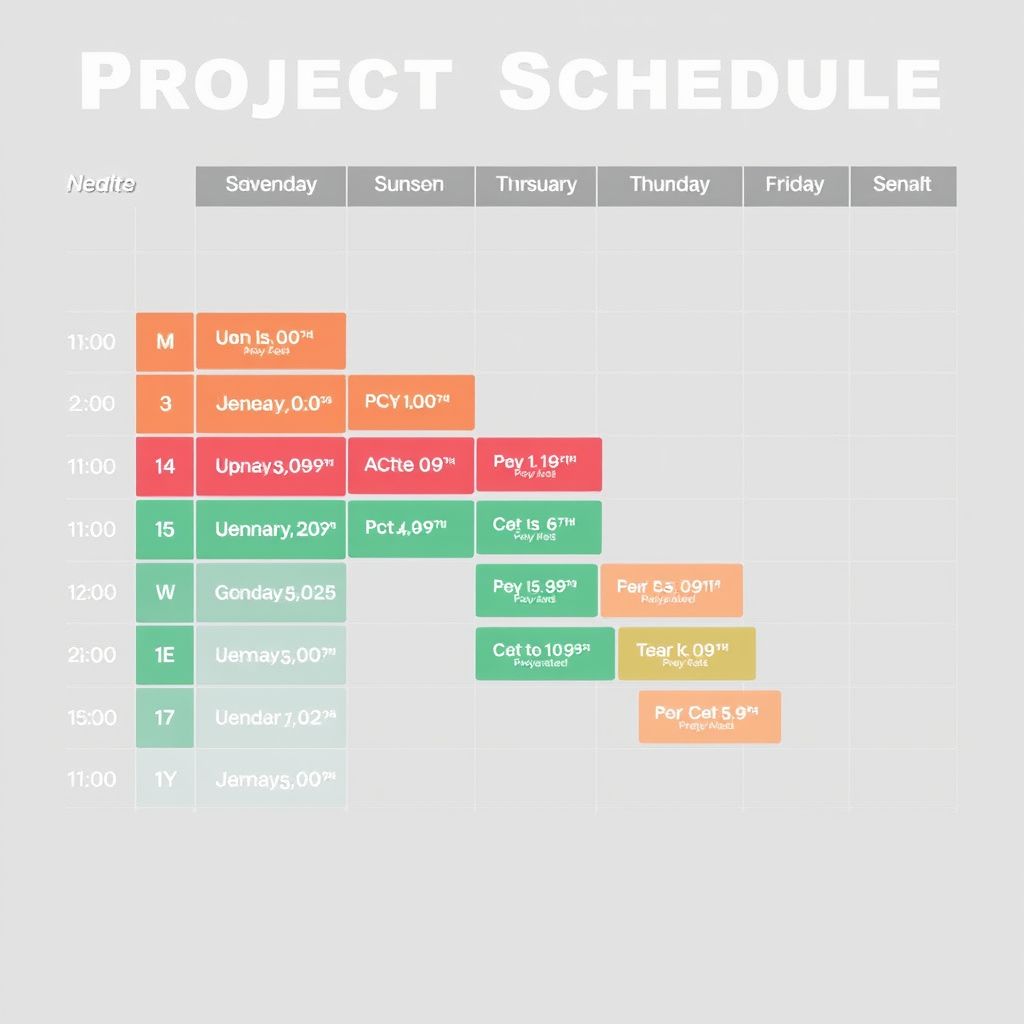 The 120 Day Project Schedule