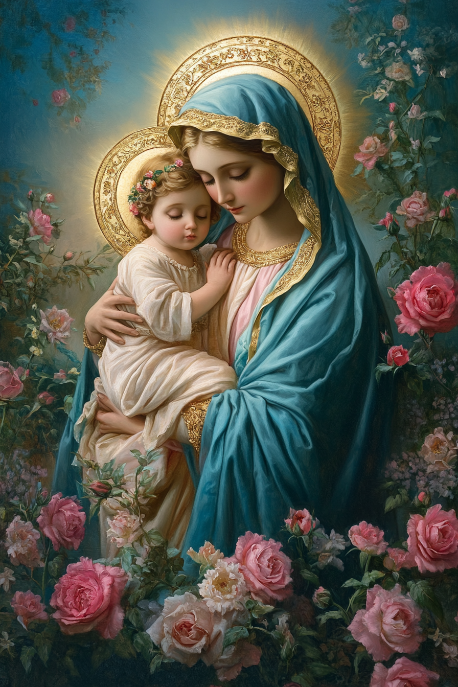 The Beautiful Madonna and Child Painting