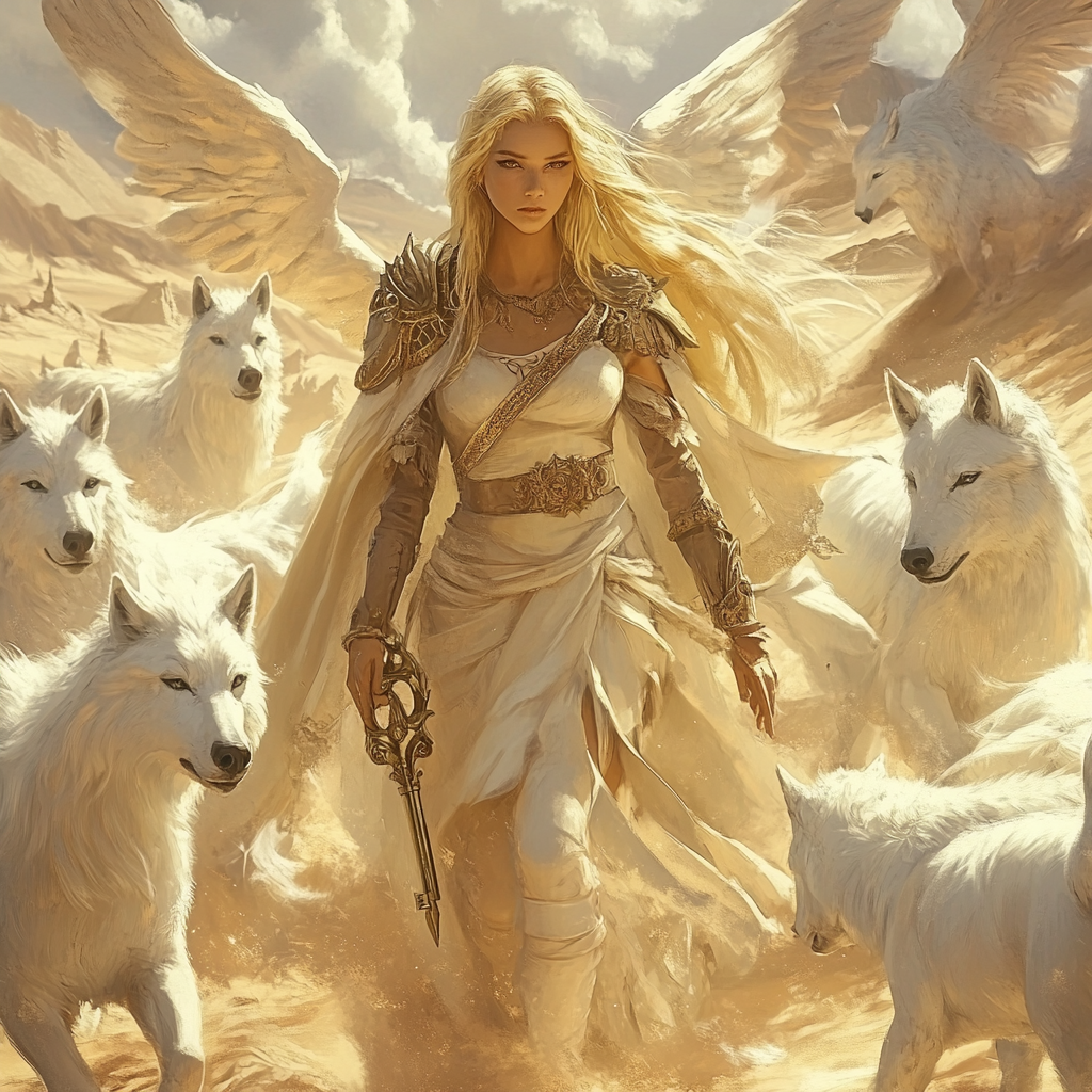 The Blonde Queen in the Desert Realm