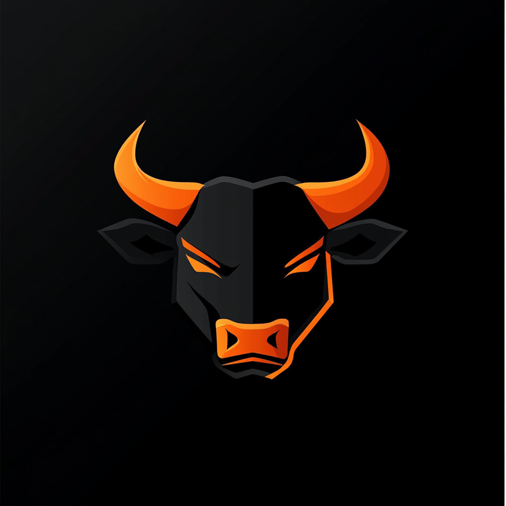 The Bold 'Blacktop Bull' Text-based Logo