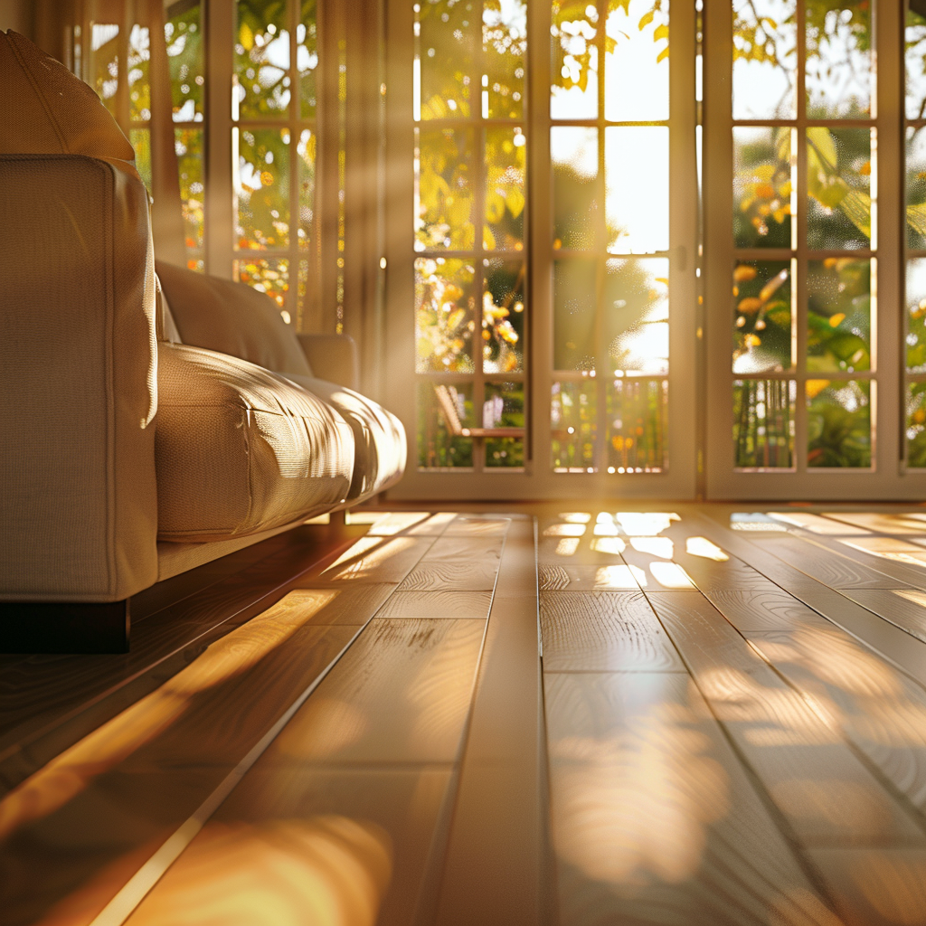 The Cozy Modern Living Room at Golden Hour