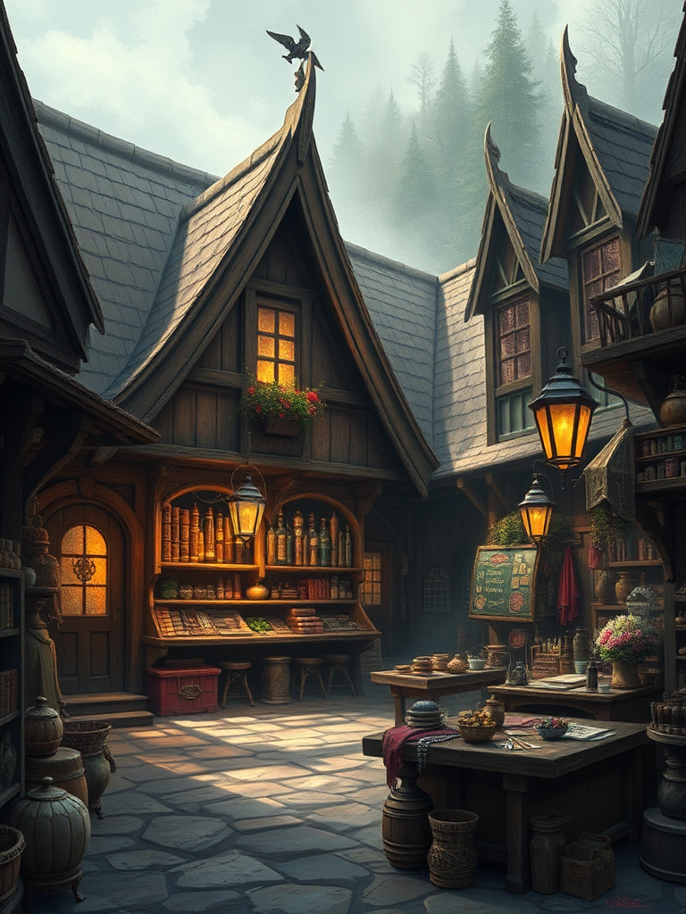 The Fancy Store in a Magical Land