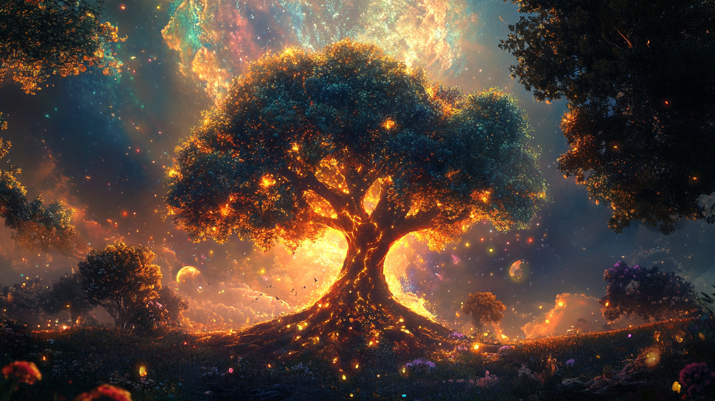 The Glowing Grand Tree of Life