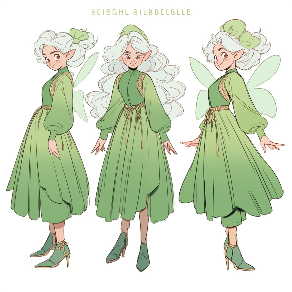 The Green Fairy and Tinkerbell Character Sheet