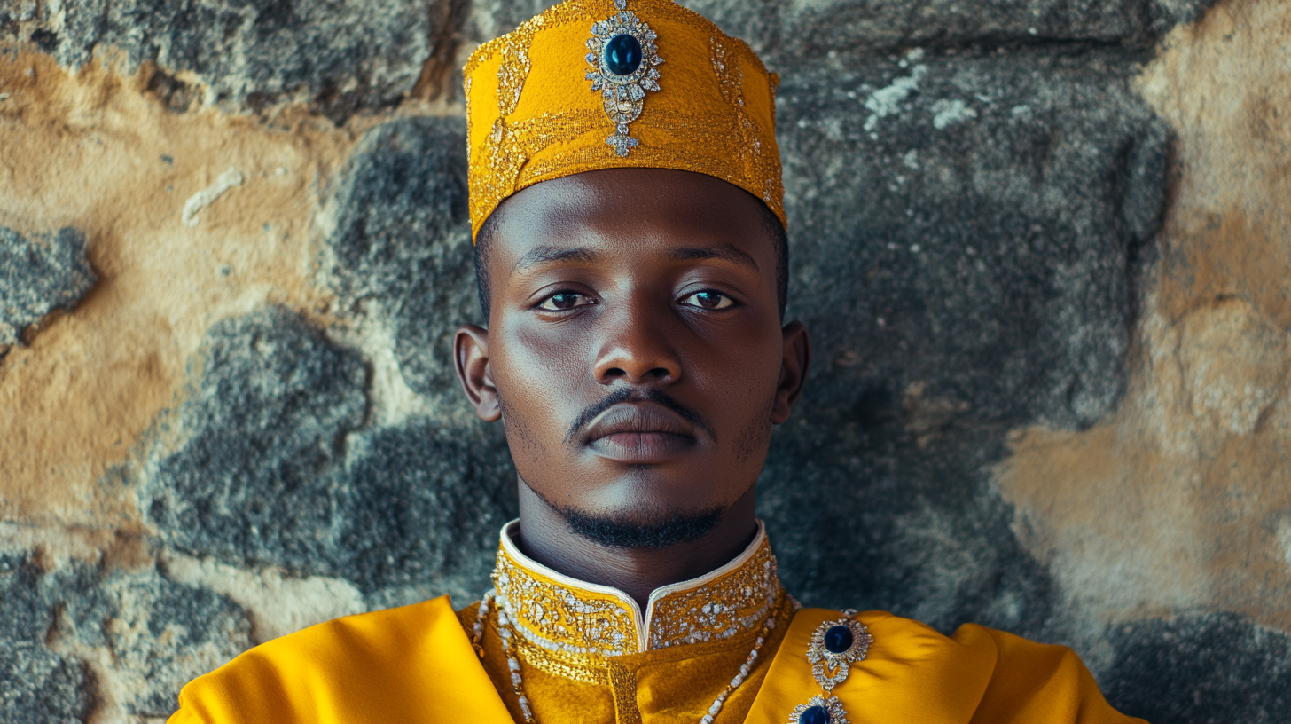 The Handsome Rwandan Prince Portrait