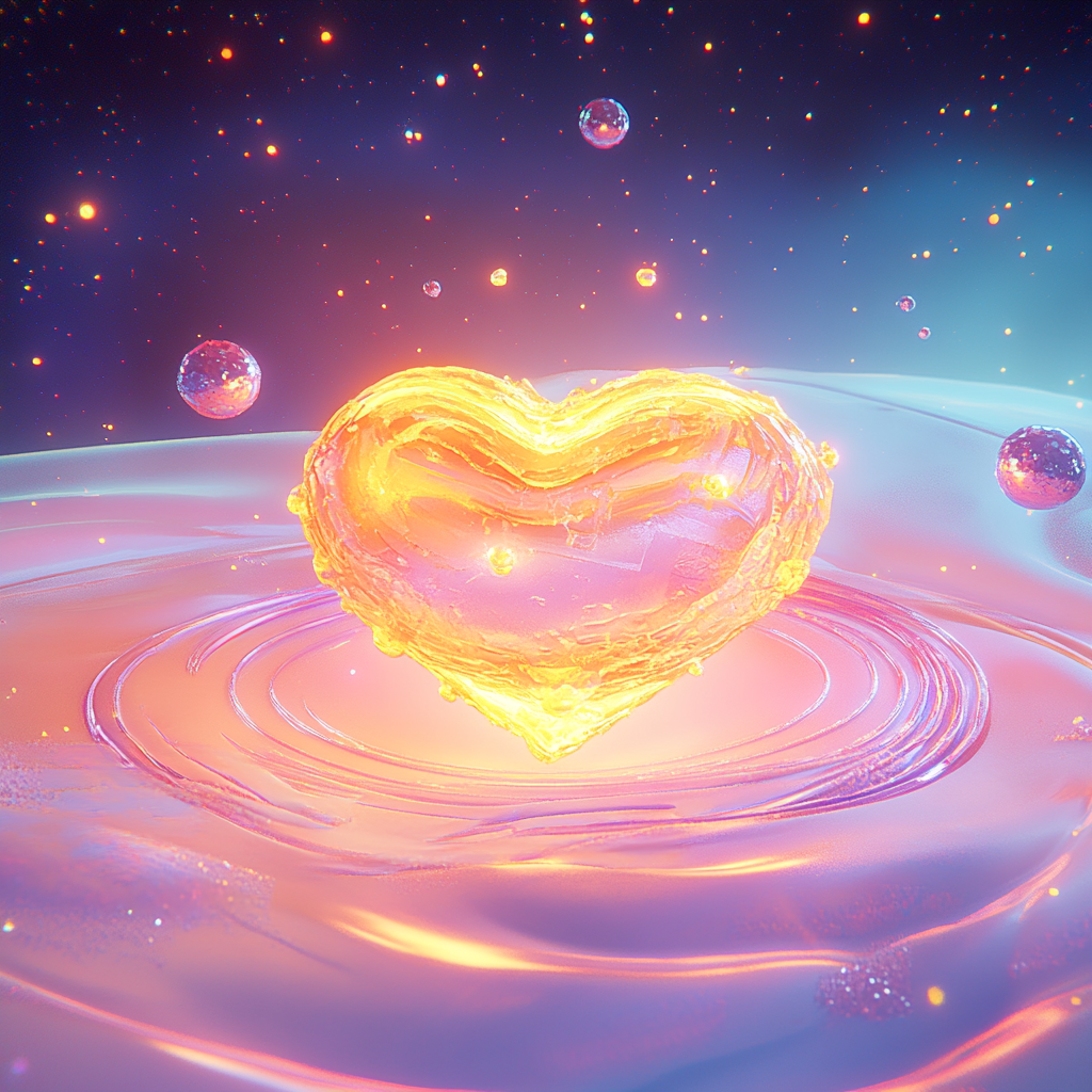 The Heart of Truth in Whimsical Cosmic Wonderland