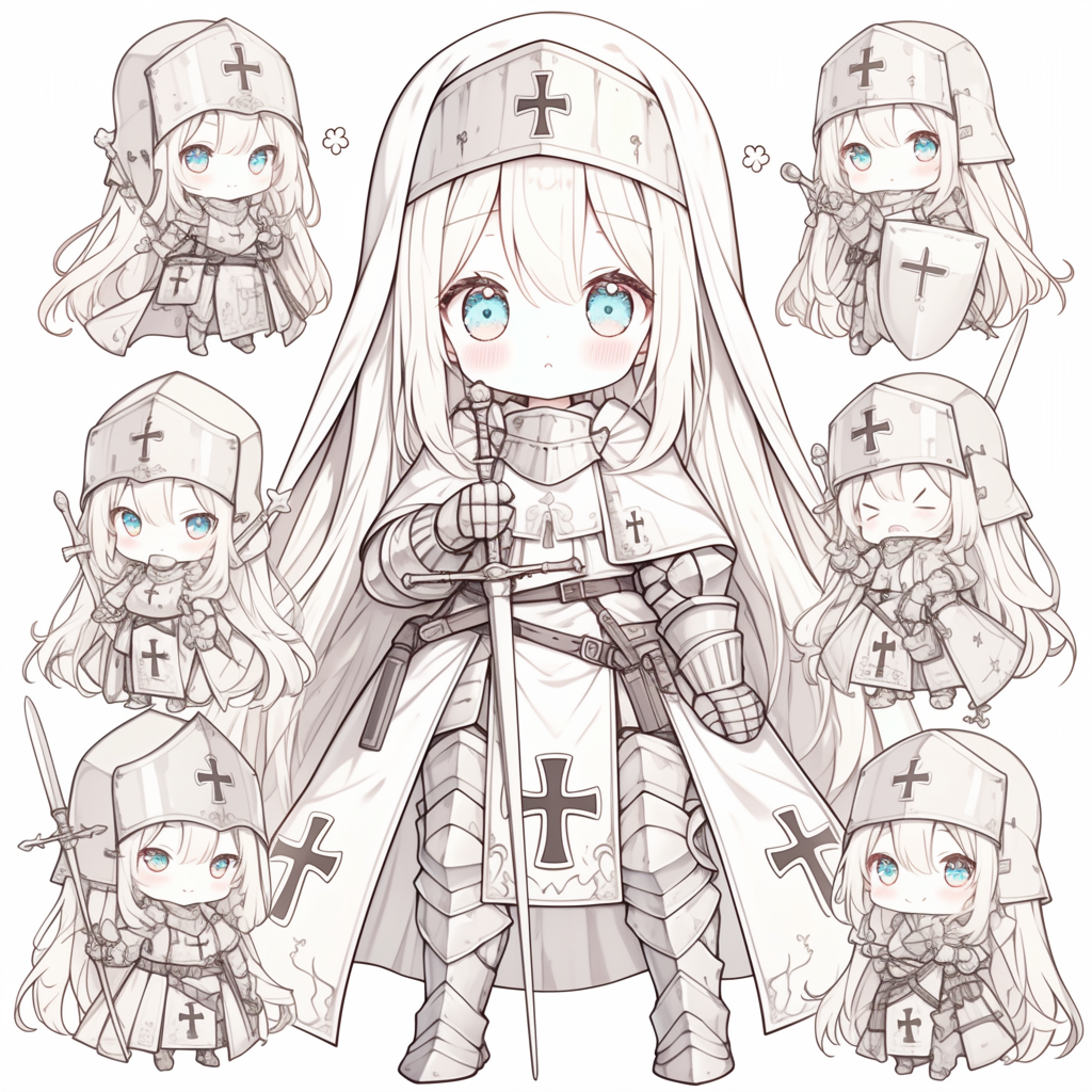 The Knights Templar are Chibi Anime Waifus