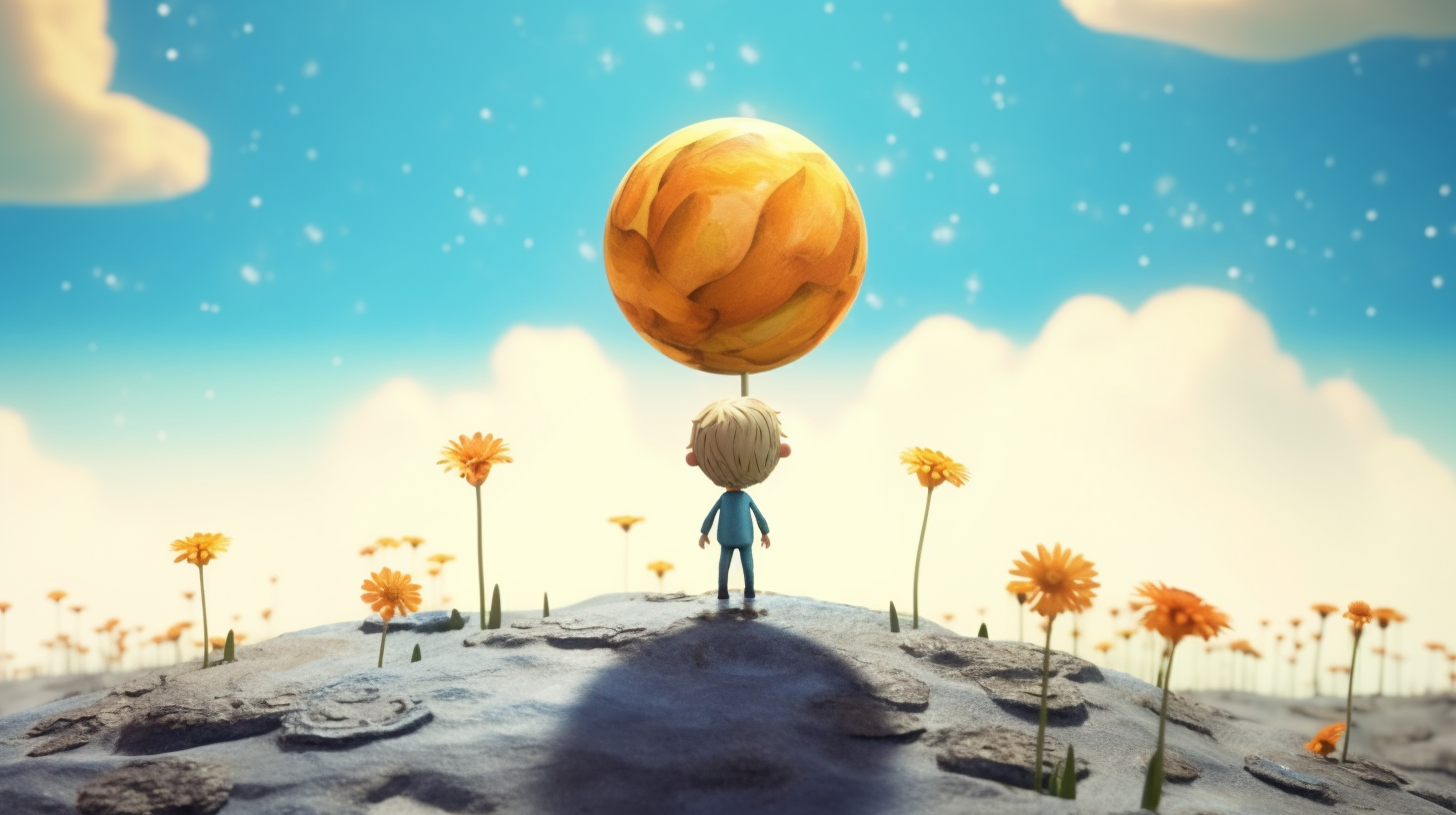 The Little Prince's Tiny Flower Planet: A Dreamy Animation