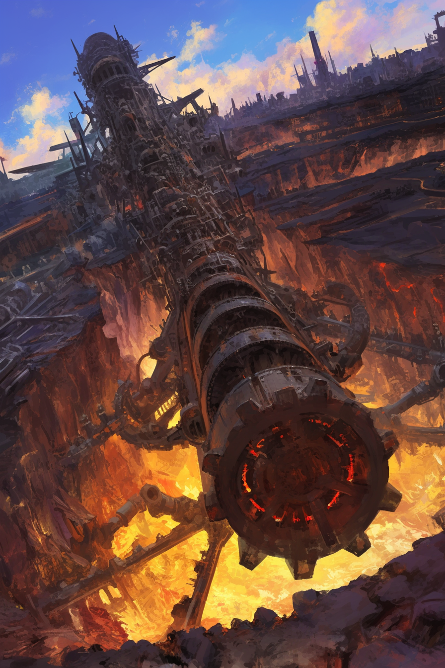 The Massive Steampunk Cannon in Wasteland