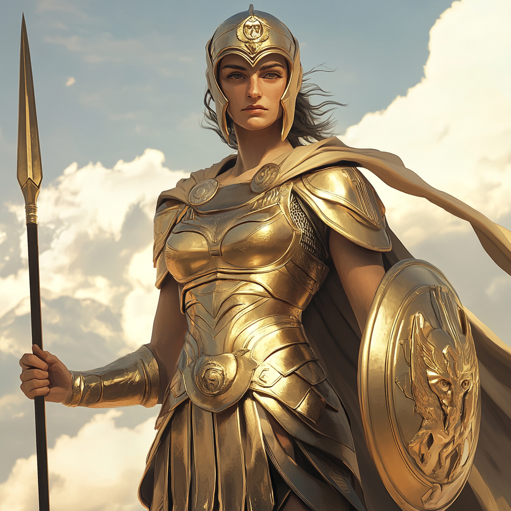 The Mighty Goddess Athena of Olympus