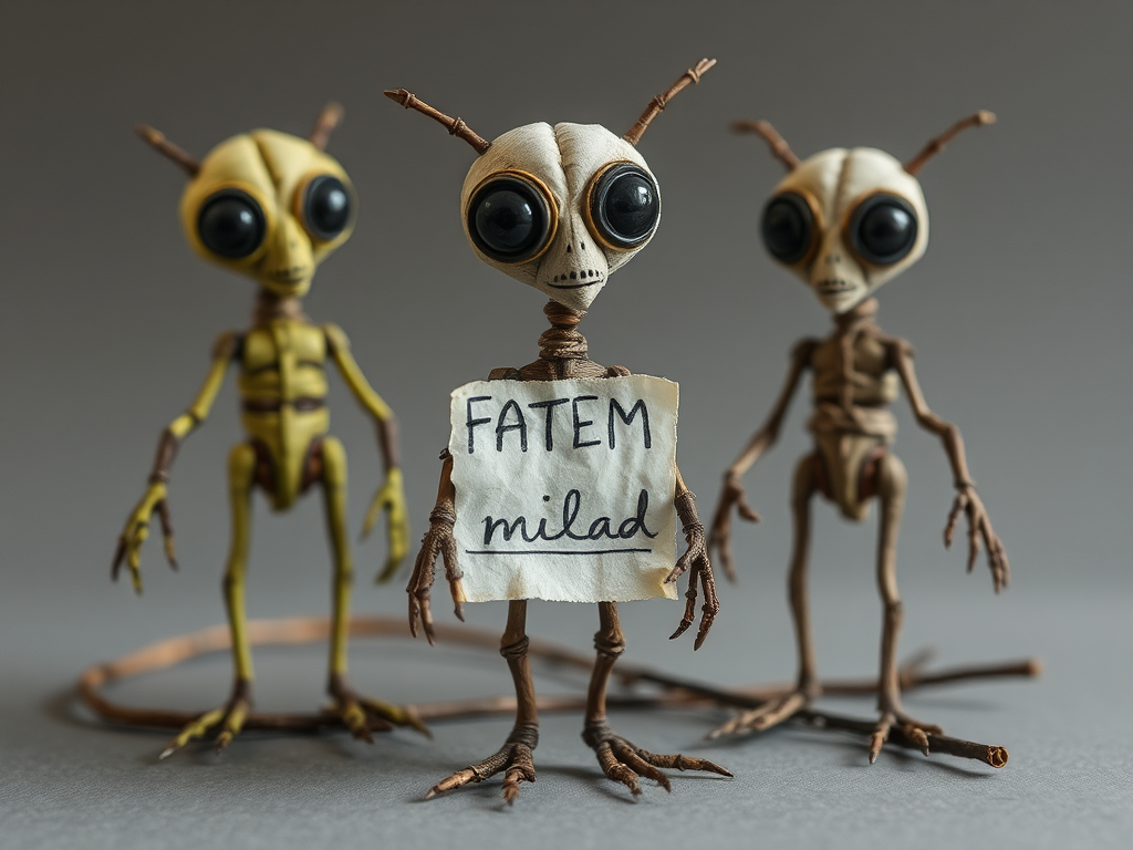 The Misfit Alien Creatures Find Message