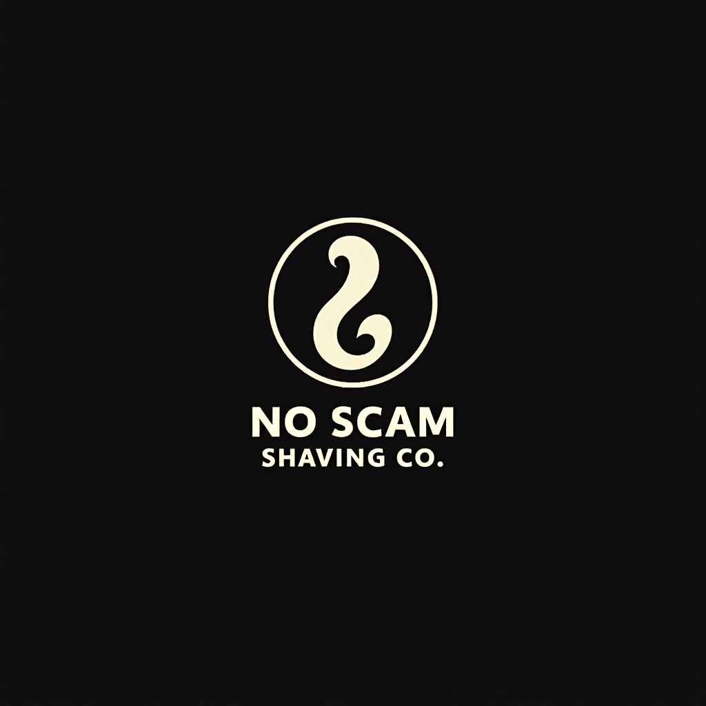 The No Scam Shaving Co. Bold Logo
