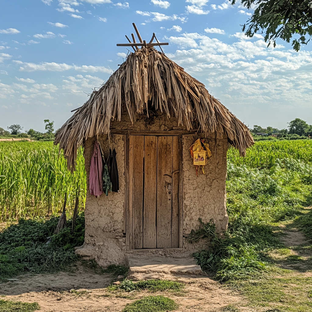 The Old Broken Door in Indian Village