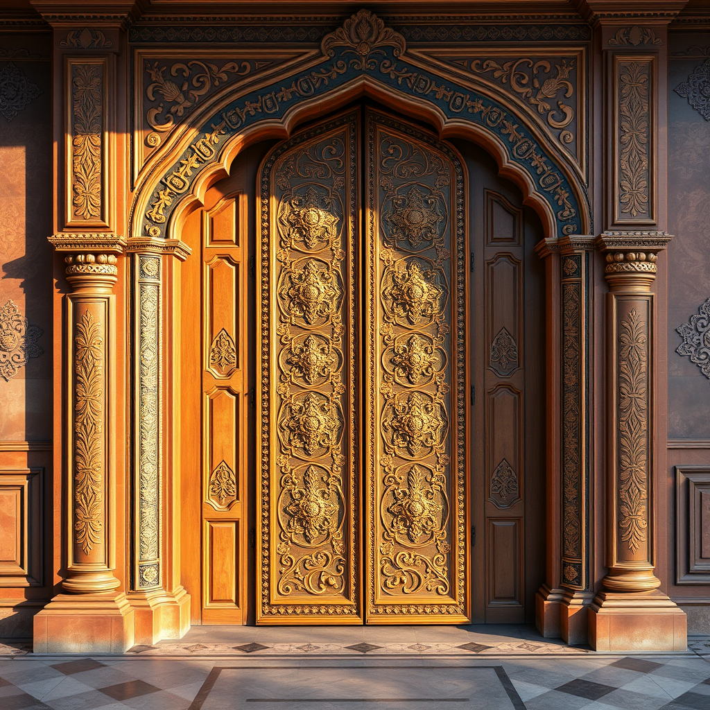 The Ornate Traditional Royal Indian Door