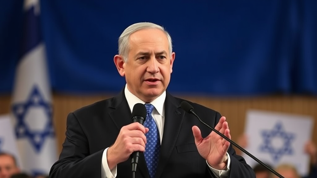 The Prime Minister of Israel, Benjamin Netanyahu.