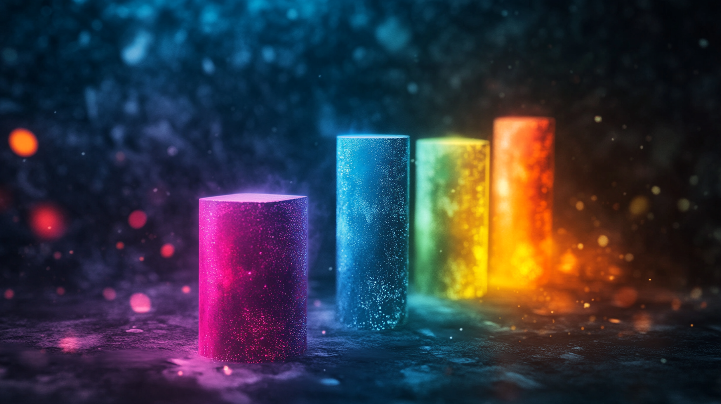 The SMART model: glowing pillars for success.