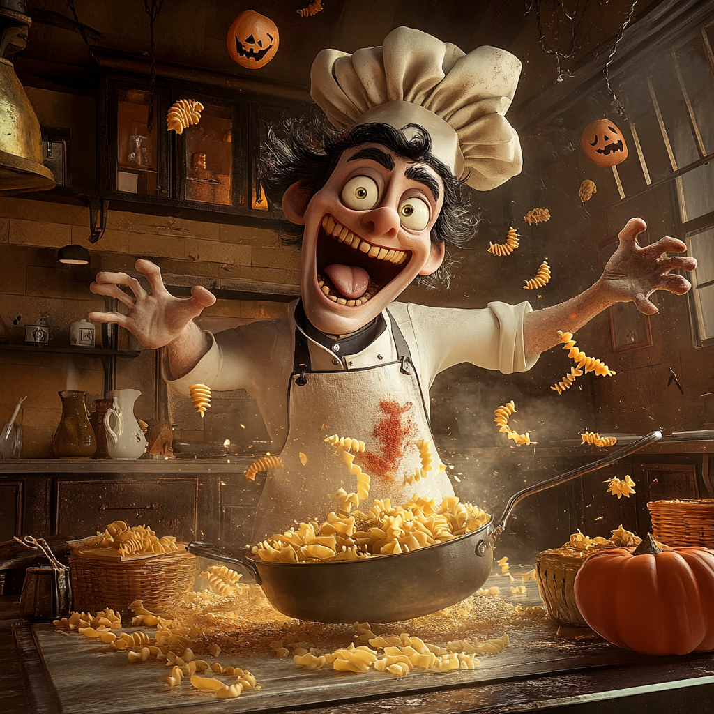 The Scary Italian Chef's Haunted Halloween Pasta