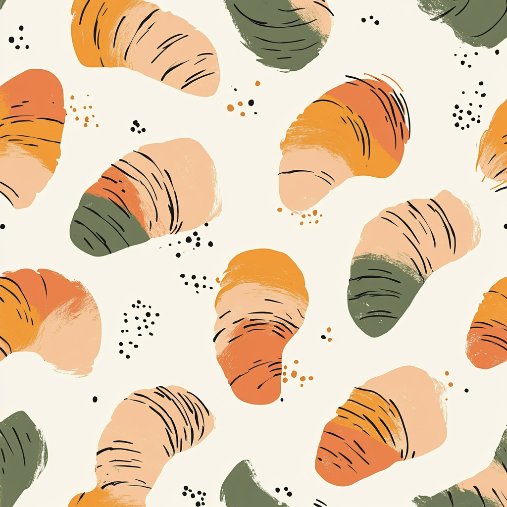 The Seasonal Pattern of Floral Croissants and Lines