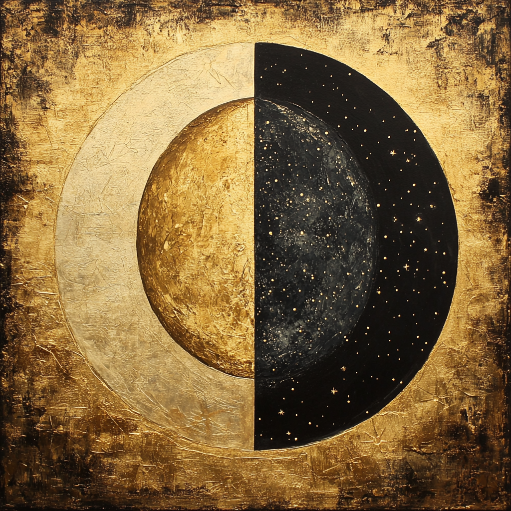 The Sun and Moon Eclipse Artwork