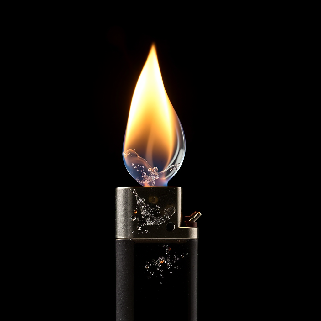 The Water Flame on Lighter