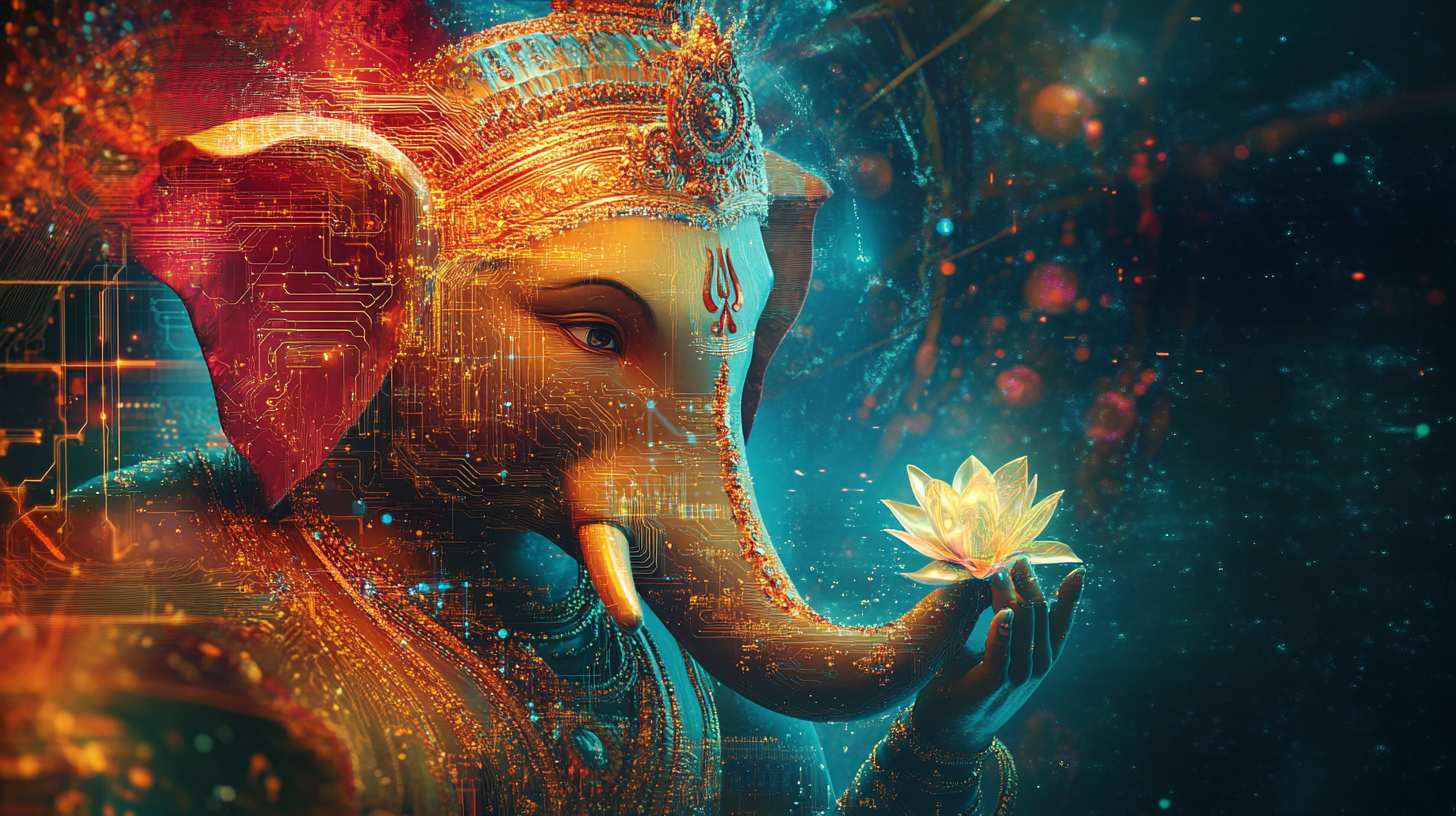 The Wise Lord Ganesha: AI Journey Enlightenment