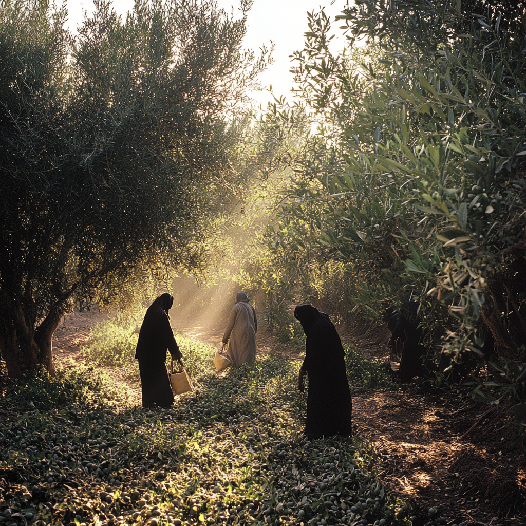 The beautiful olive groves of northern Iran