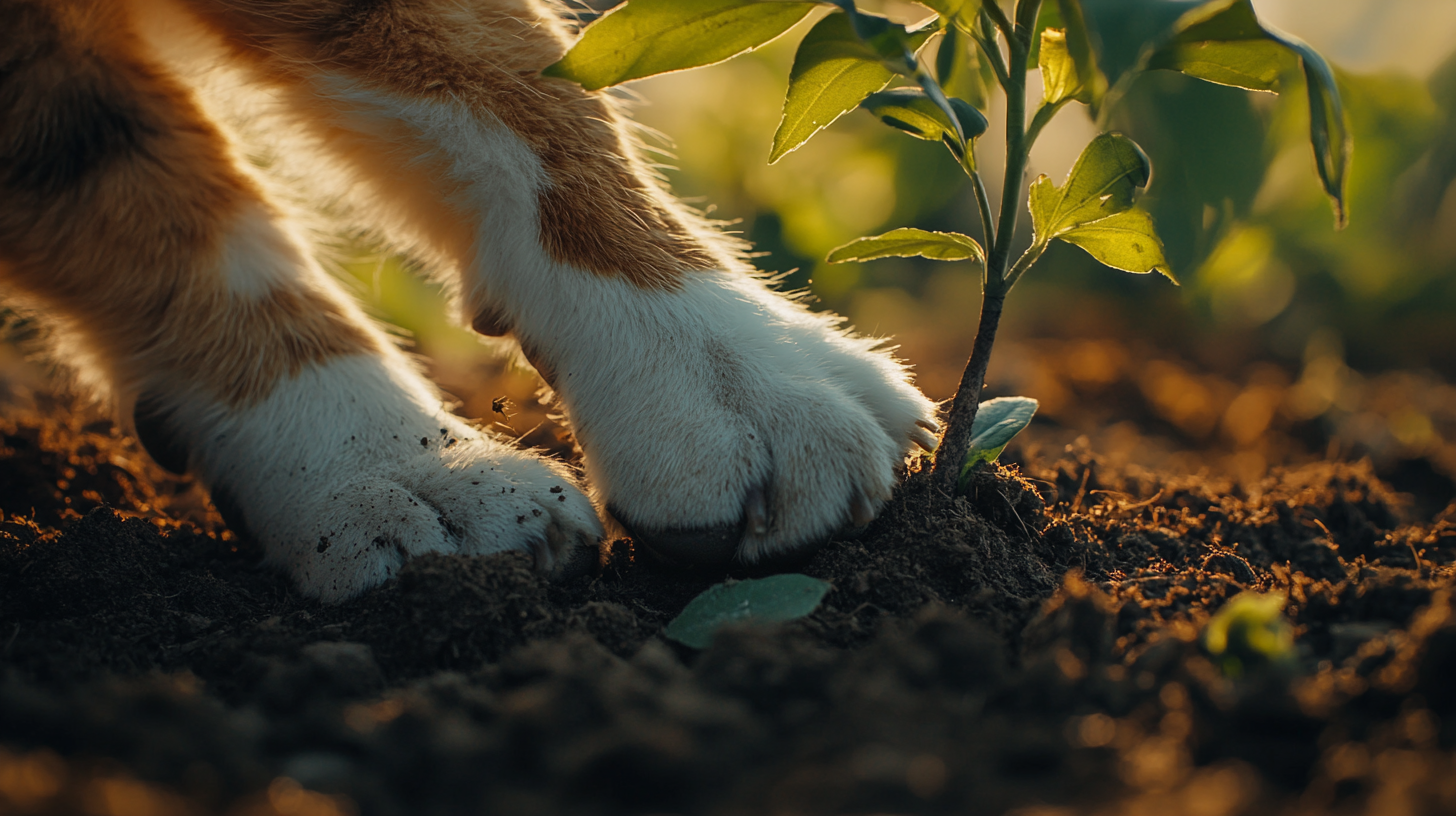 Three Animal Paws Plant Tree - Close-Up Photo