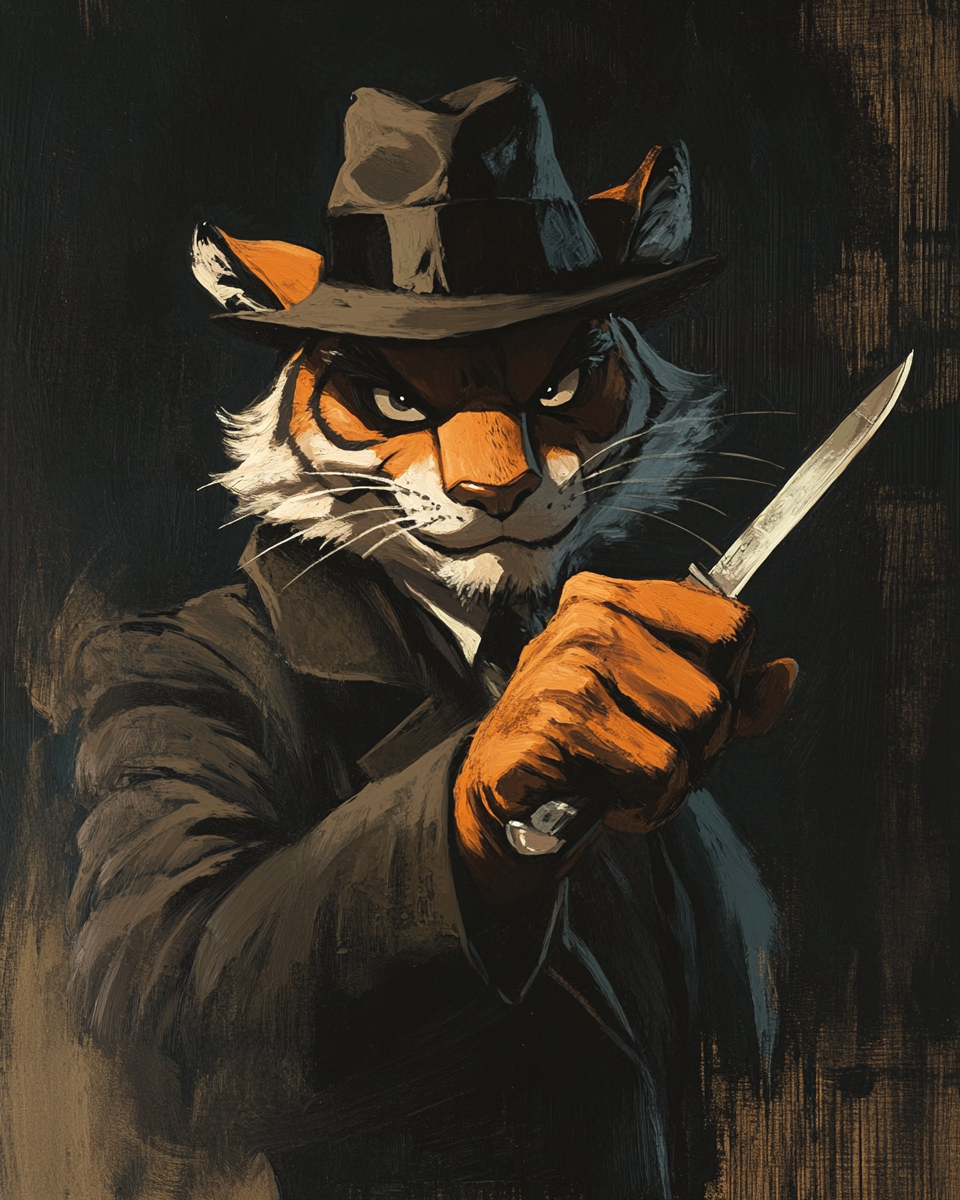 Tony the Tiger as Gangster in Moody Comic