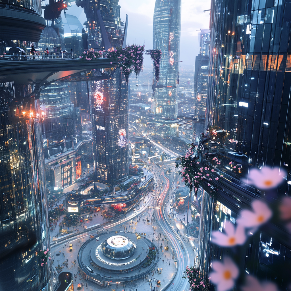 Toronto in the distant future looks fascinating and incredible.