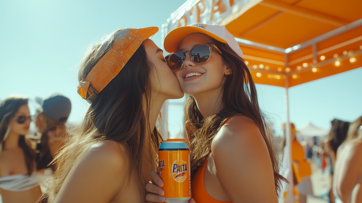 Trendy Teens at Fanta Brand Activation Booth