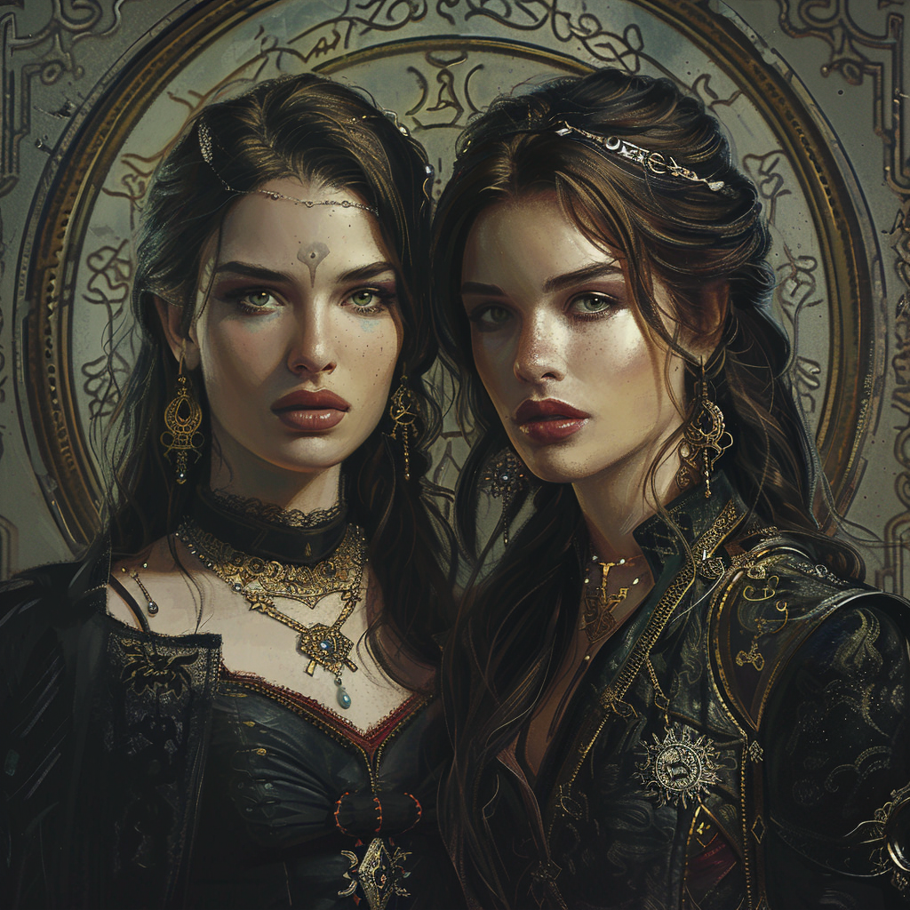 Two Sisters' Duel for Throne: A Fantasy Saga