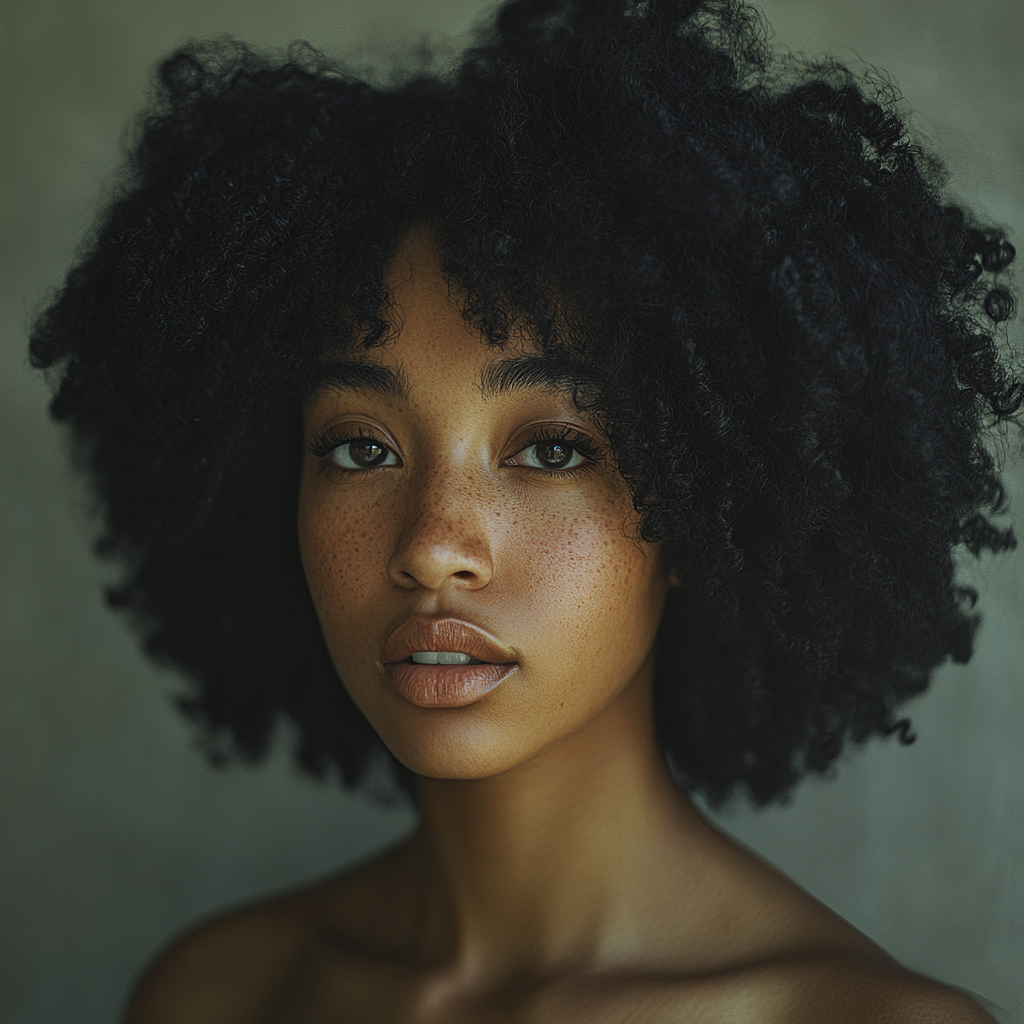 Ultra-Realistic African Woman Portrait in Natural Light