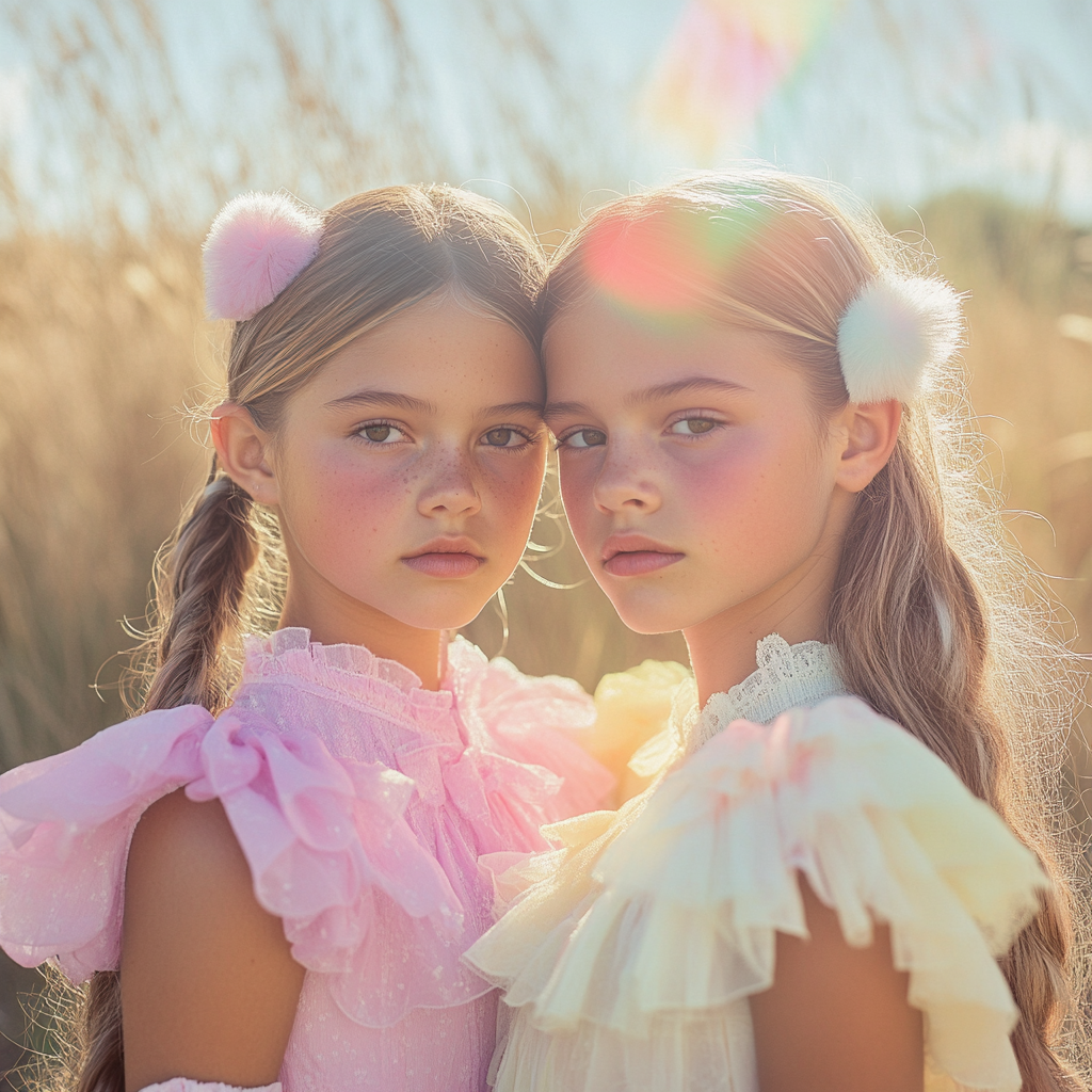 Ultra realistic fashion shoot of young girls in Sydney.