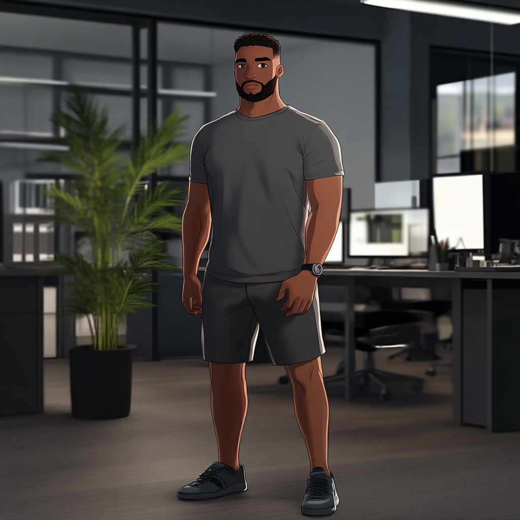 Unprepared candidate in casual attire at virtual interview.