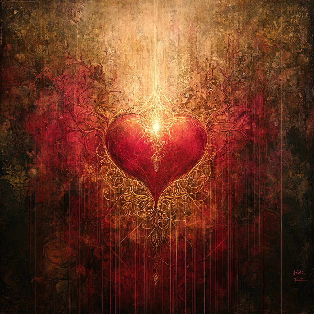 Unyielding Affection Album Art: Elegant, Passionate Love Design 